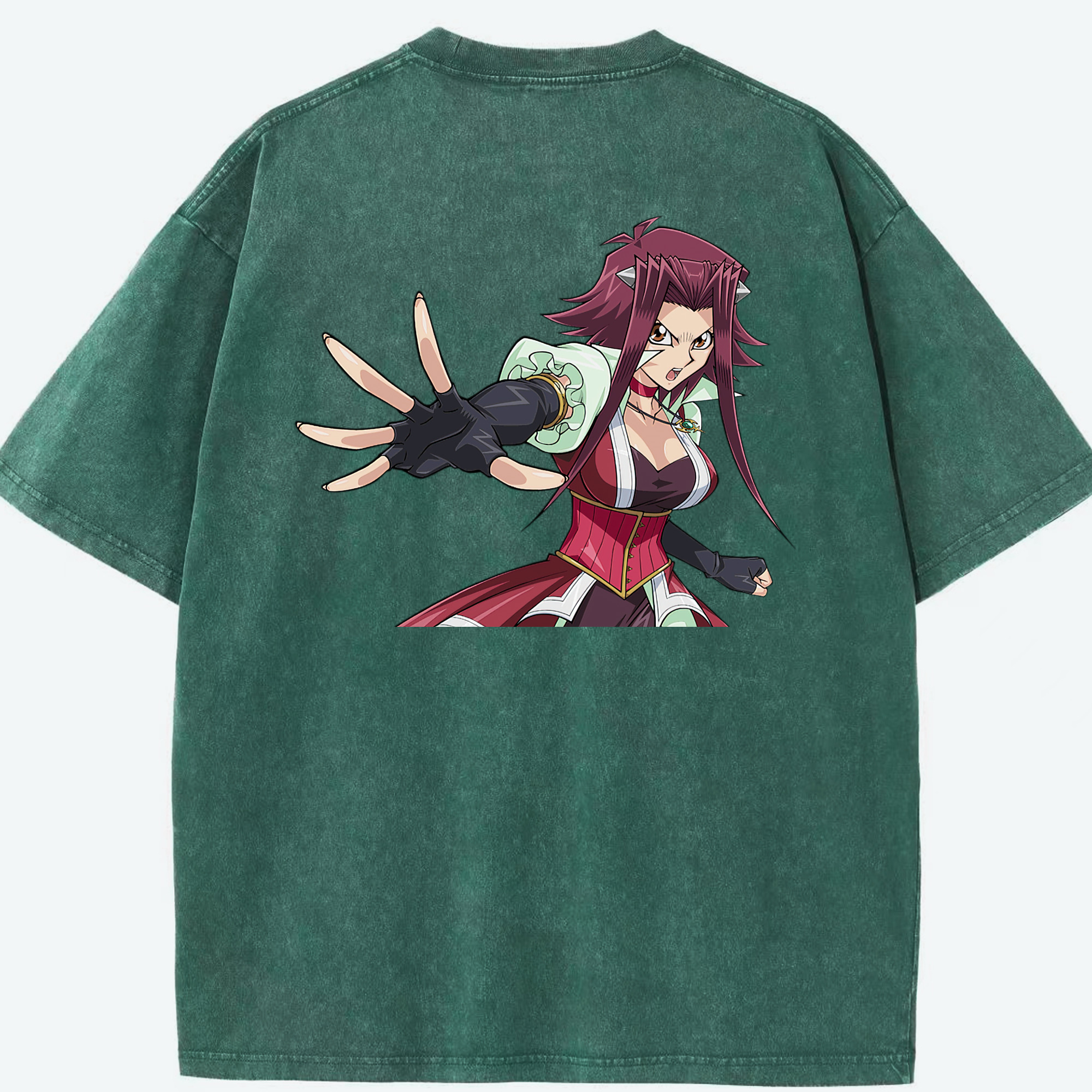 （画像用） 遊☆戯☆王 Yu-Gi-Oh! 綿100% ヴィンテージ風 半袖Tシャツ（背面プリント）